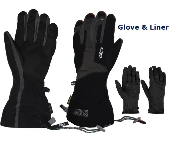 W's Arete Waterproof Glove & Liner Set