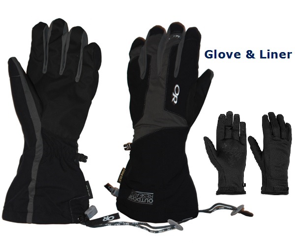 M's Arete Waterproof Glove & Liner Set